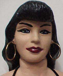 10'' Jungle Bettie detail of head